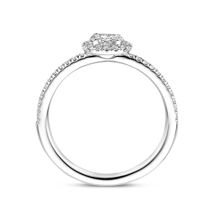 Ring Diamant 0,41 ct H SI 14K Weißgold