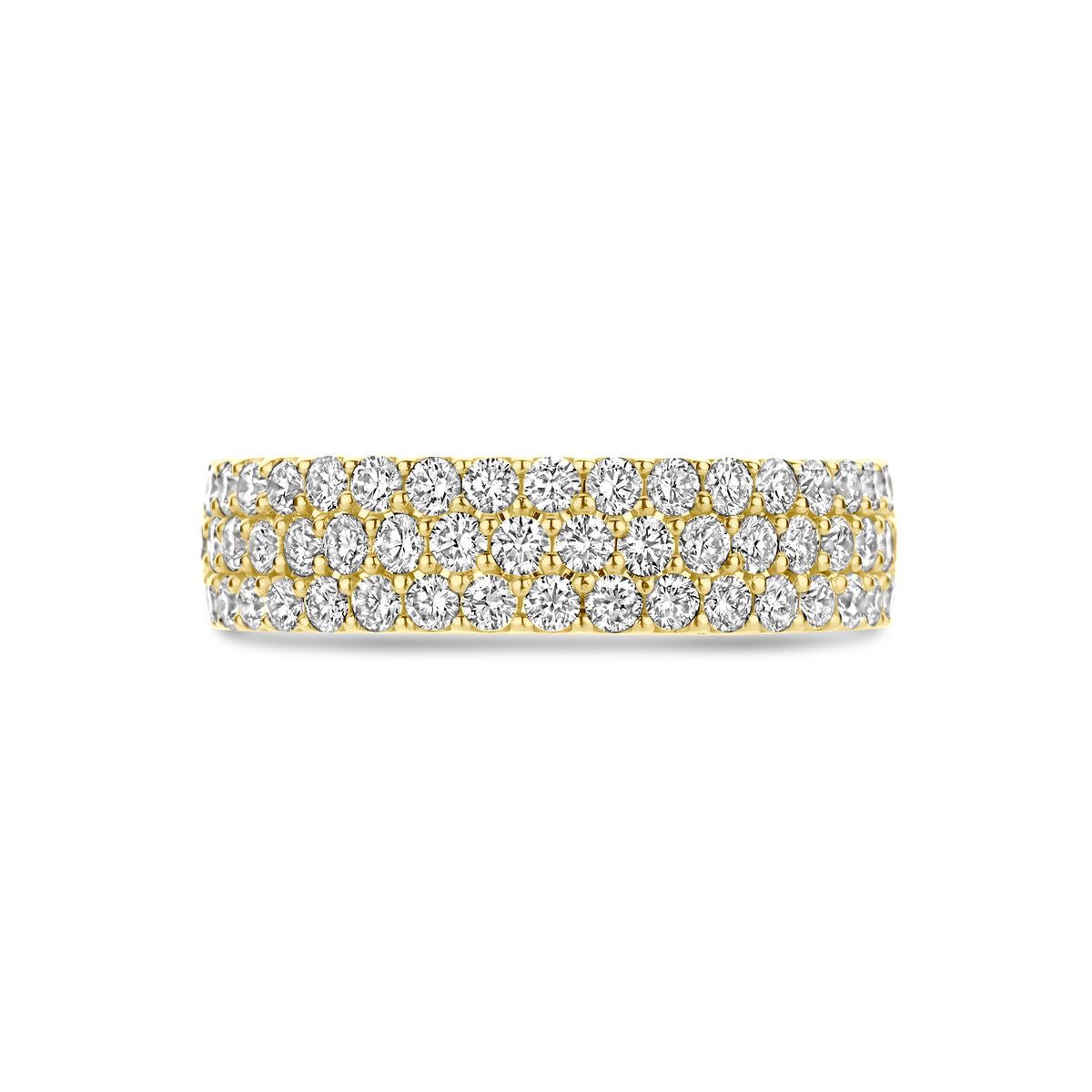 Ring Diamant 1.13ct H SI 14K Gelbgold
