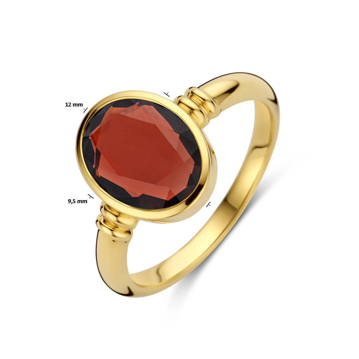 Ring Granat 14K Gelbgold