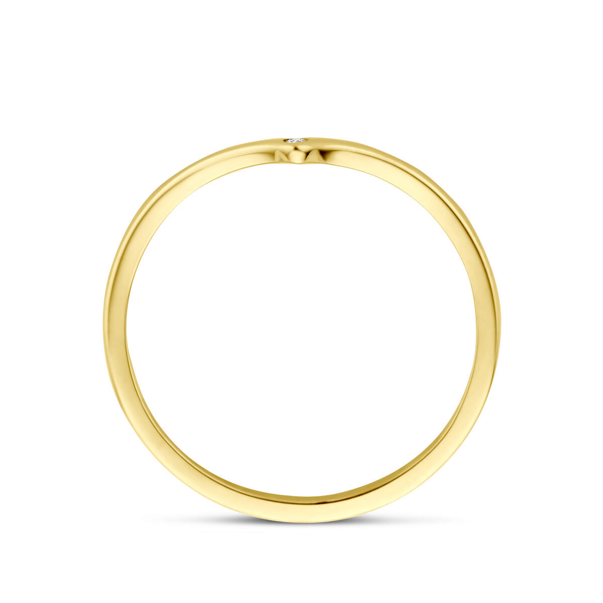Ring Zirkonia 14K Gelbgold