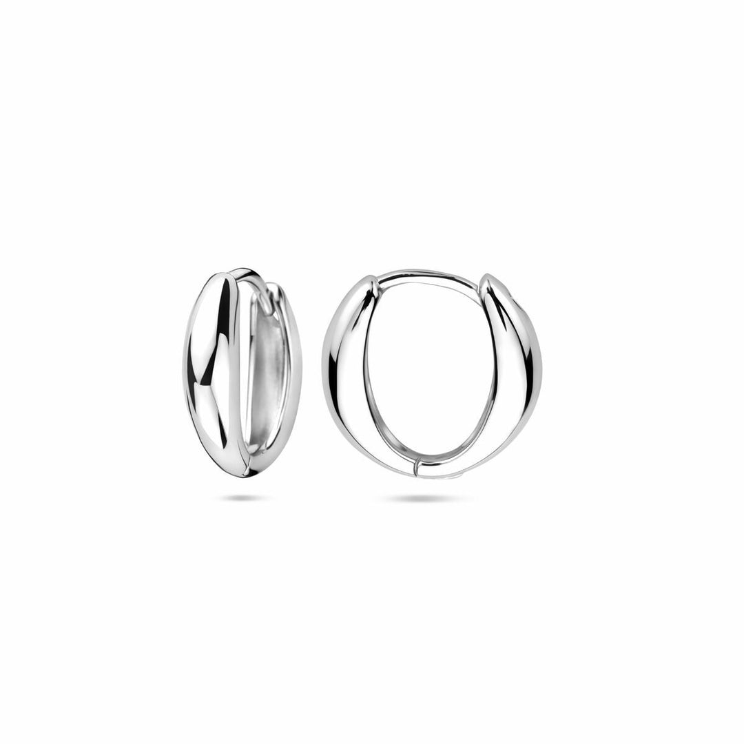 klapoorringen 14,5 mm zilver gerhodineerd