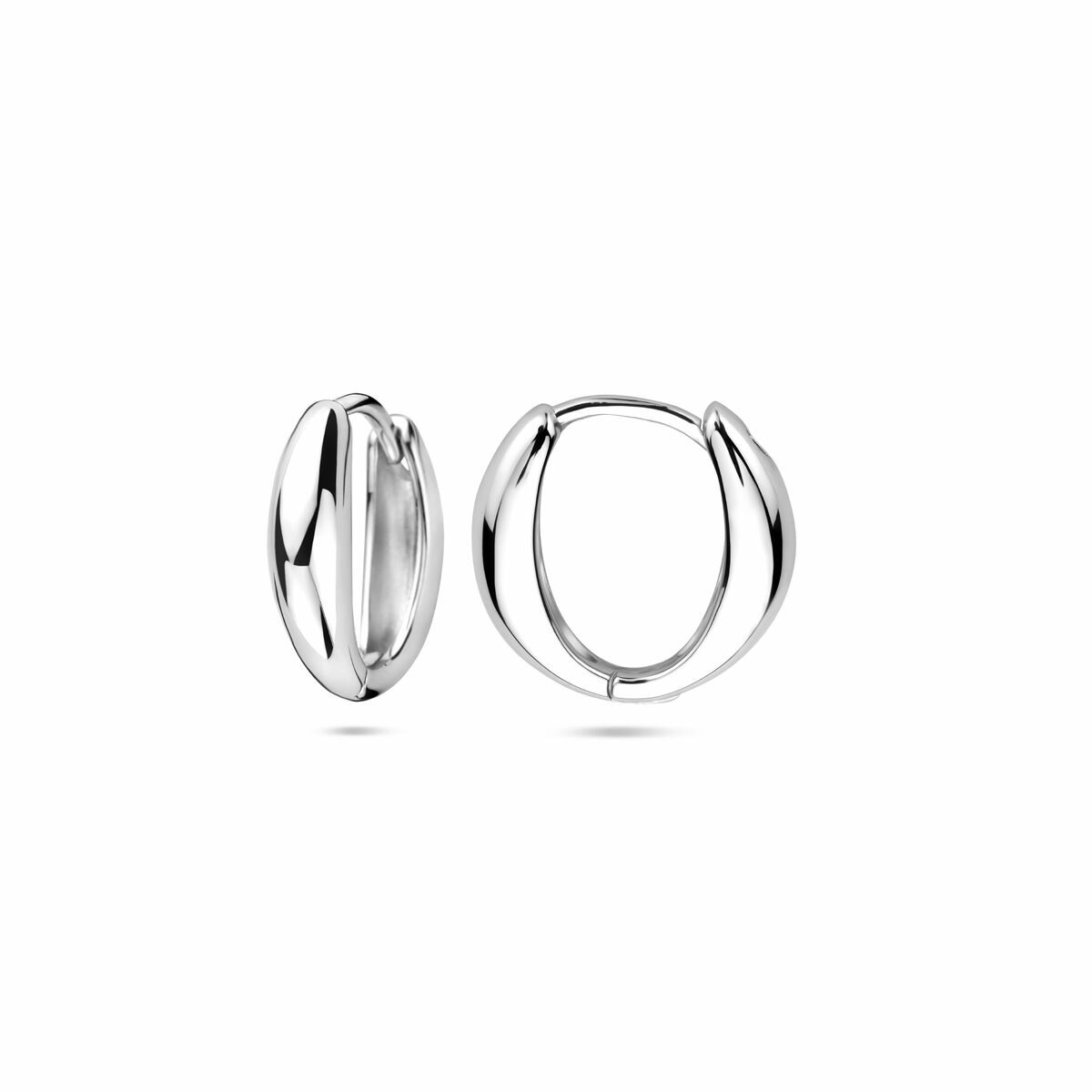 Kreolen 14,5 mm Silber rhodiniert