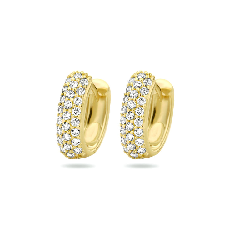 Ohrhänger Zirkonia 14K Gelbgold