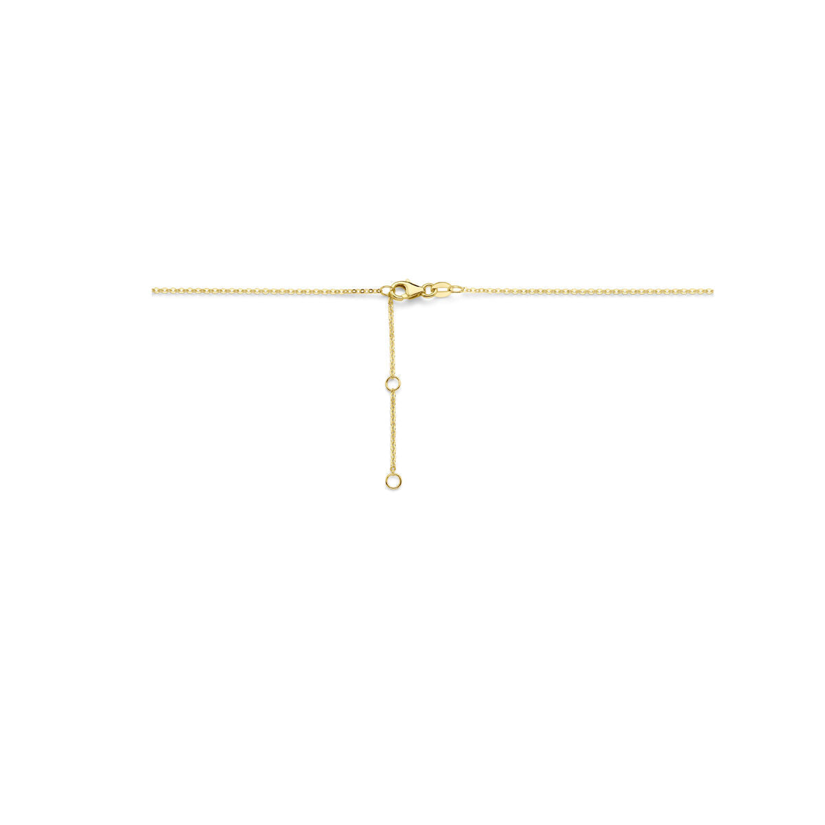 Halskette Diamant 0.03ct h si 41 - 43 - 45 cm 14K Bicolor Gold Gelb/Weiß