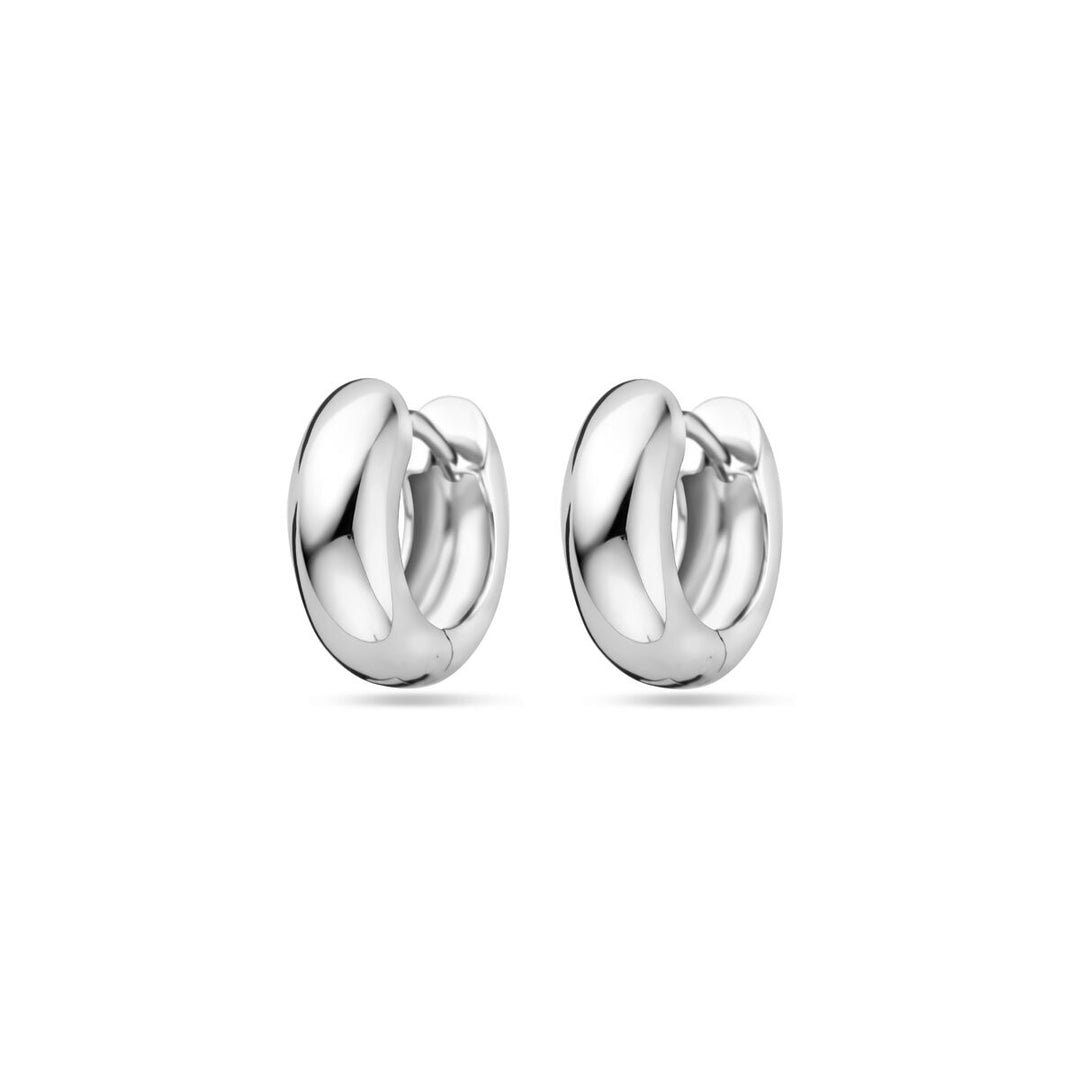 klapoorringen 13,5 mm zilver gerhodineerd