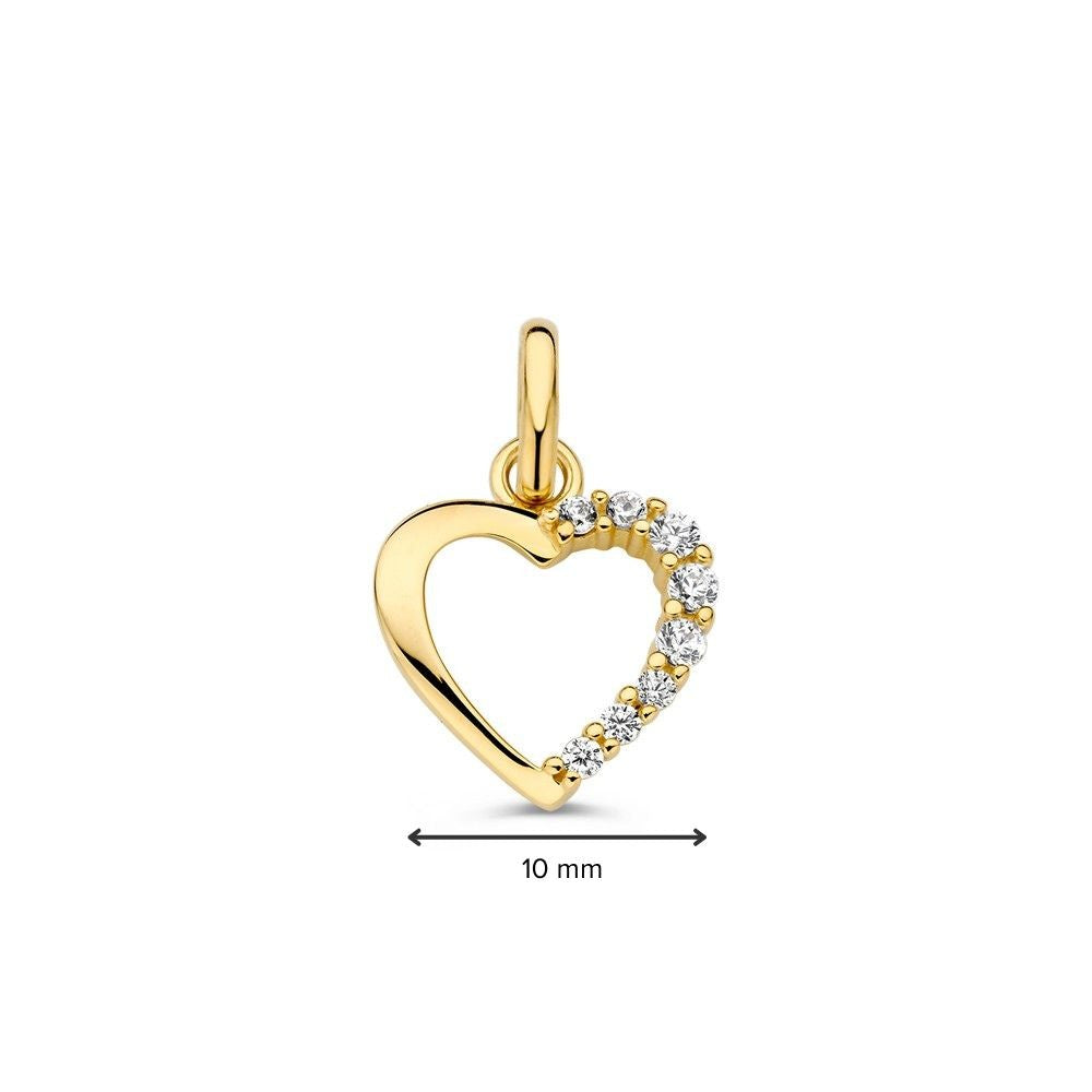 Anhänger Gelbgold Zirkonia
