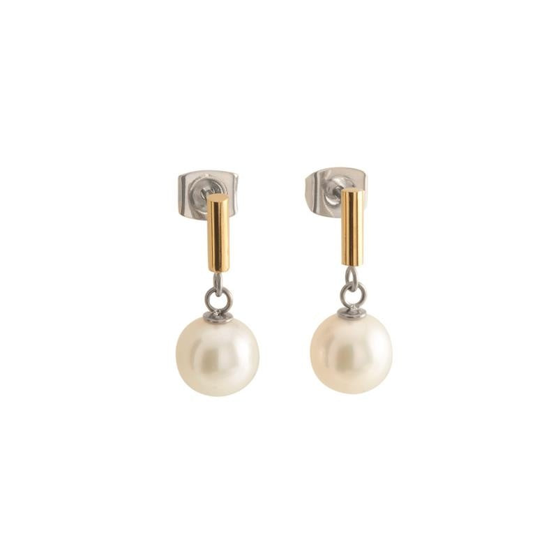 Boccia Titan-Ohrstecker Bicolor Perle 05043-02