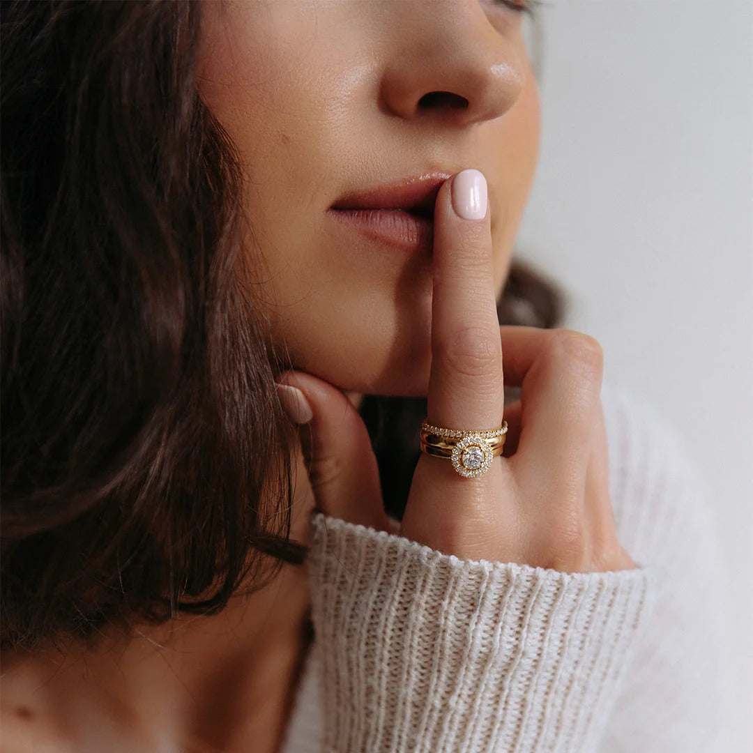 Ring Emma 0,75 Karat Gelbgold
