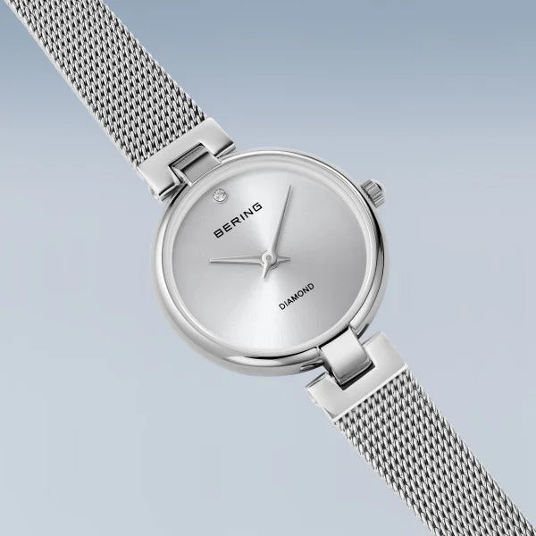 Bering Uhr Damen – Classic, poliertes Silber