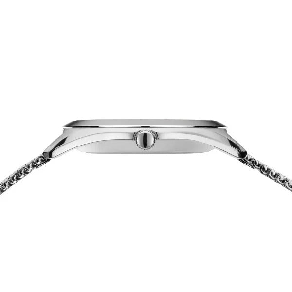 Bering dames horloge solar zilverkleurige wijzerplaat -  17331-000
