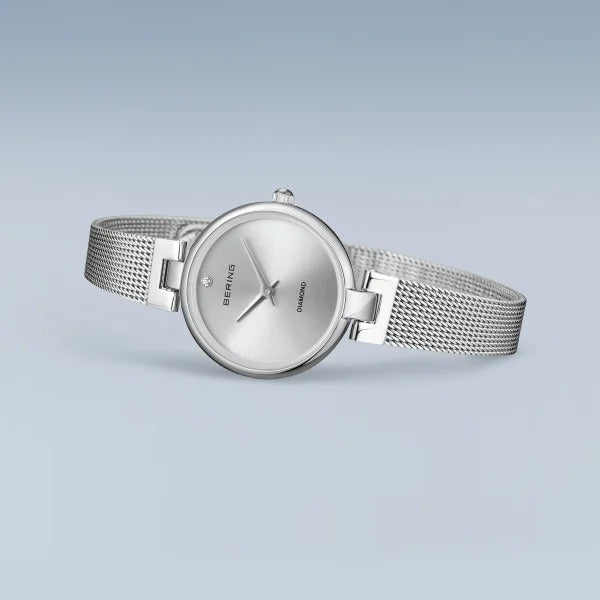 Bering Uhr Damen – Classic, poliertes Silber