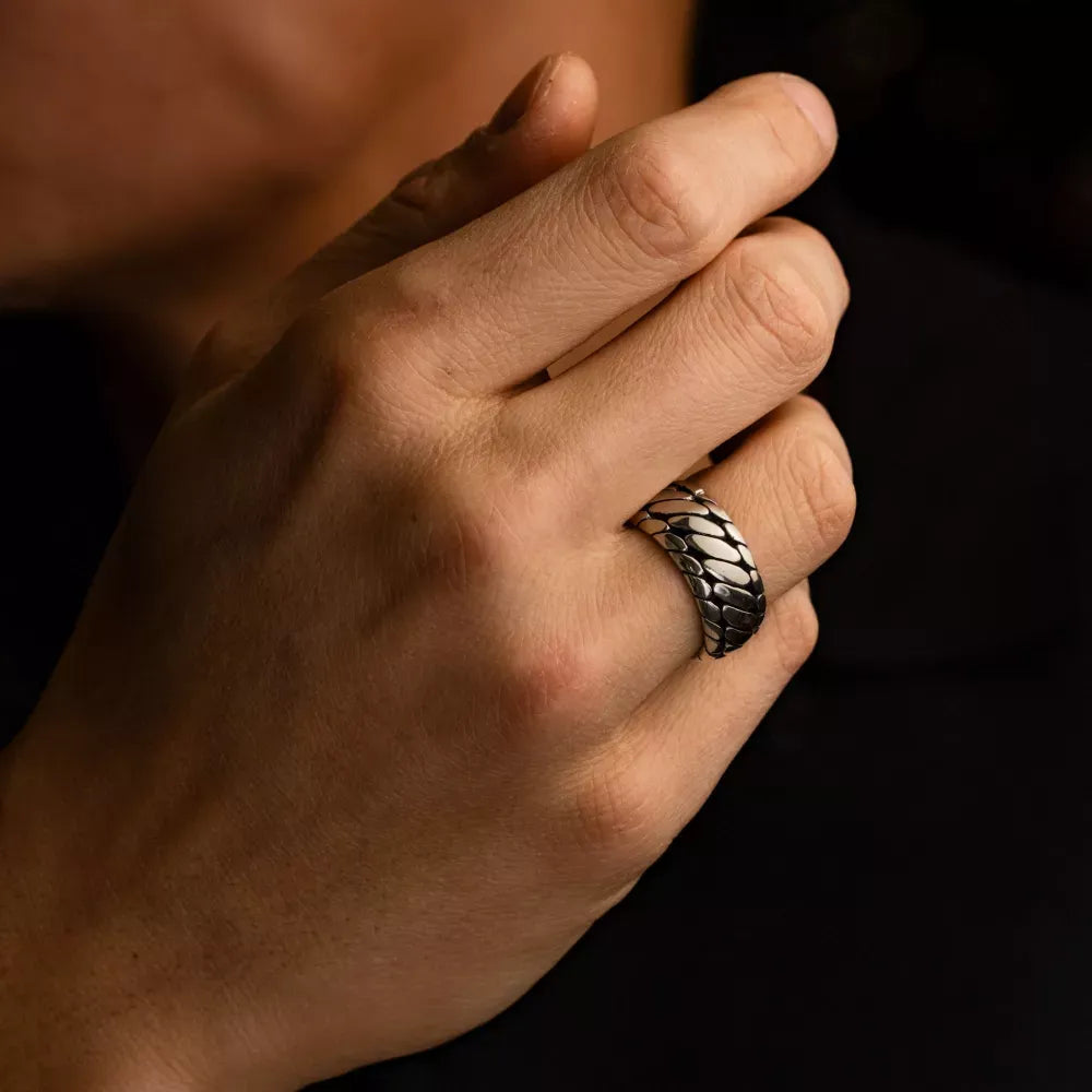 Ring Apollo Ten - Herrenring Silber