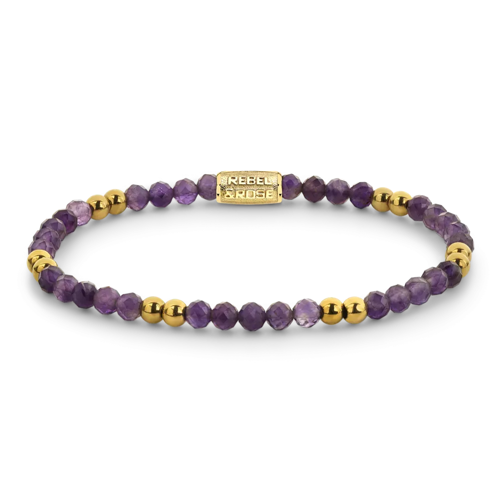 Purple & Yellowgold Glam Rocks