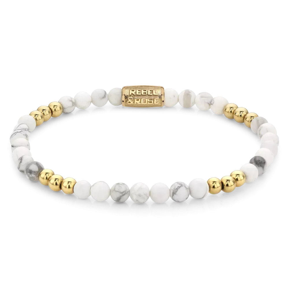 Gold & Virgin White – 4mm L