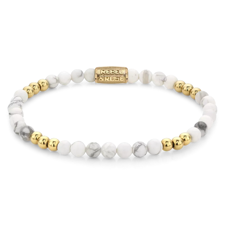 Gold & Virgin White – 4mm L