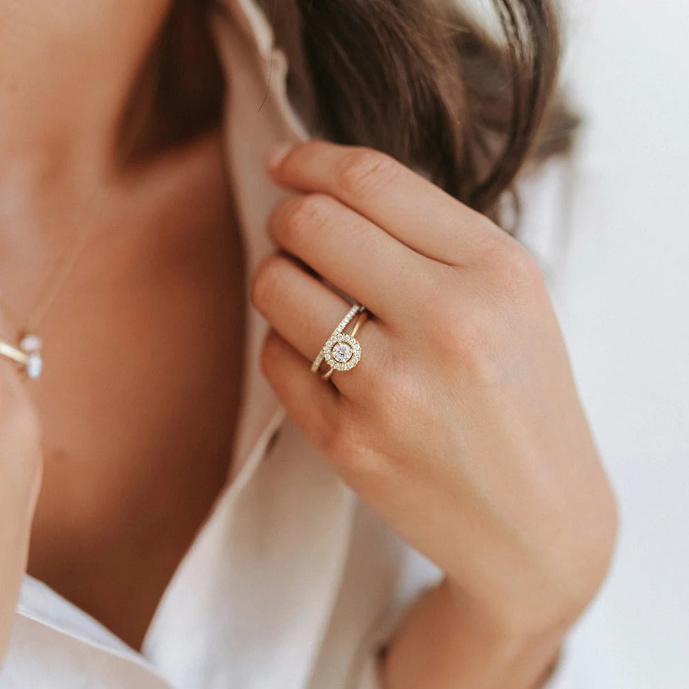Ring Emma 0,75 Karat Gelbgold
