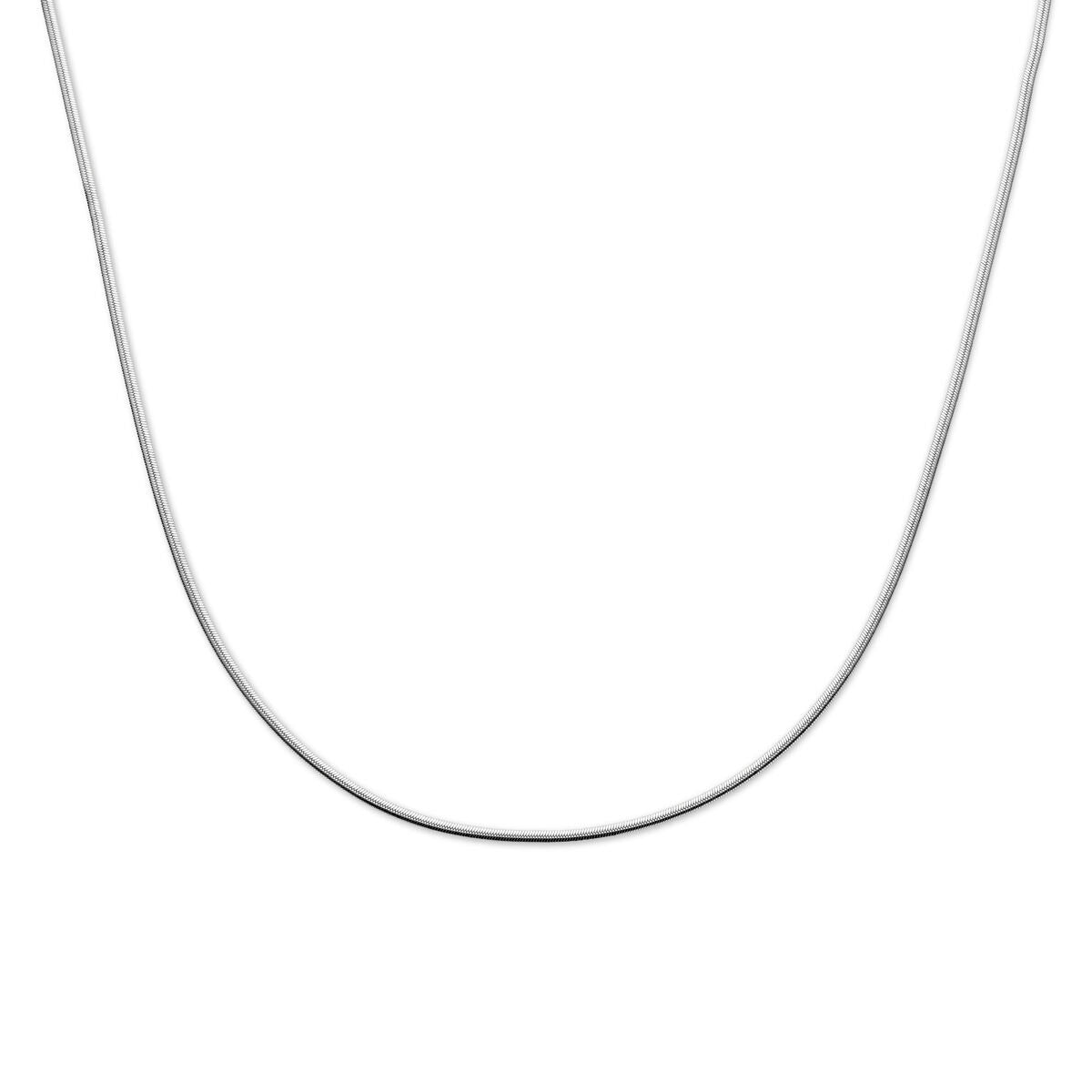 Zarte, gerhodineerde Gourmette-Kette aus 925 Silber mit glatter Oberfläche