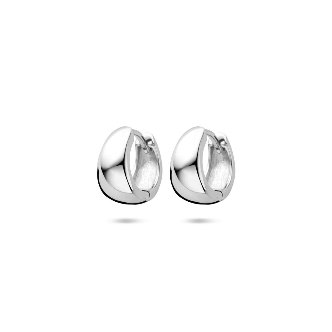 Gerhodineerd zilveren klapoorringen – 11 mm