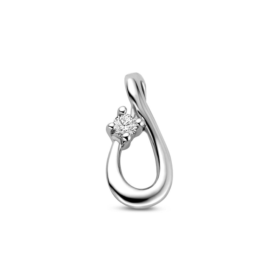 Zilveren hanger infinity met zirkonia – symbool van oneindige verbondenheid