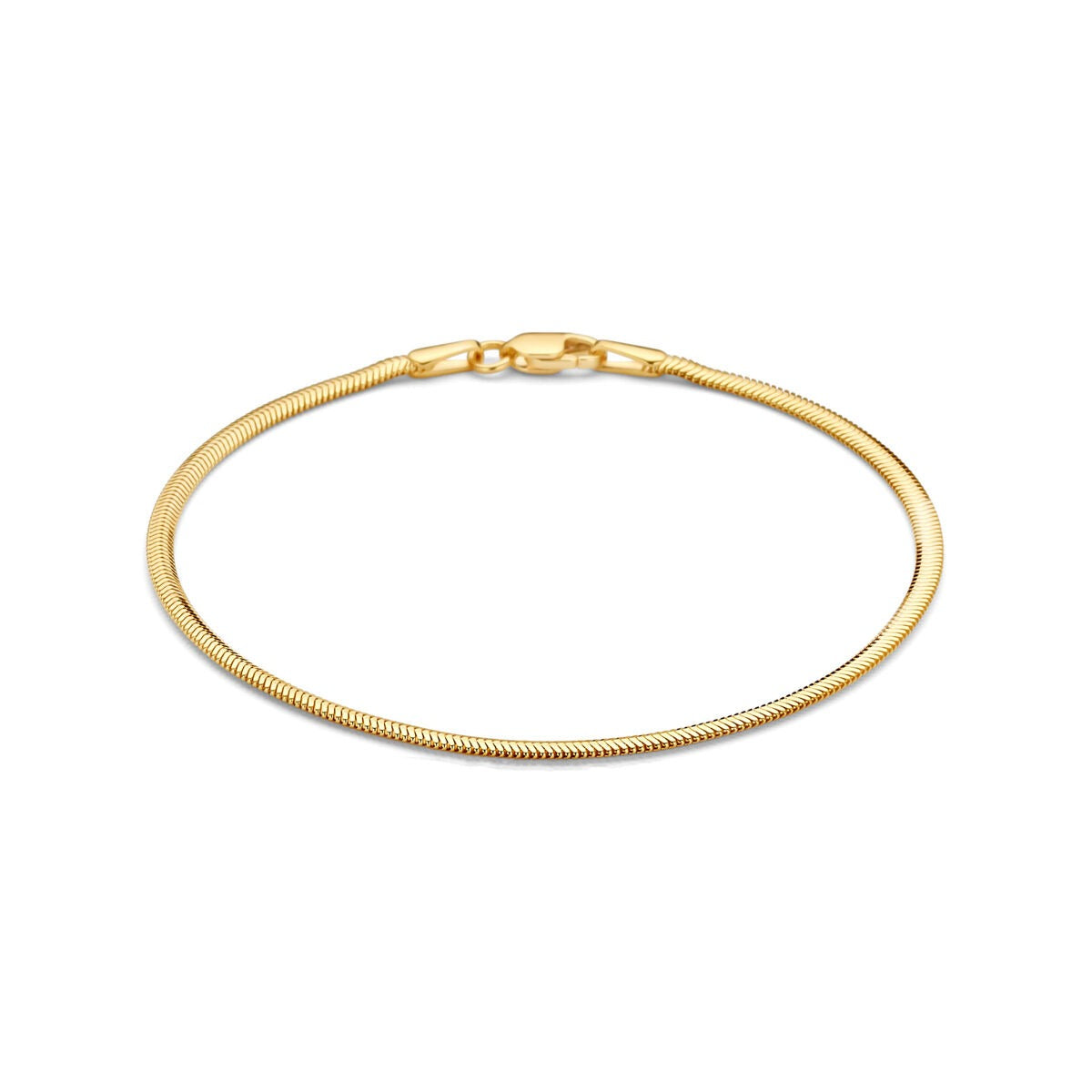 Hänger in Herzform aus 9 Karat Gelbgold mit glatter Oberfläche