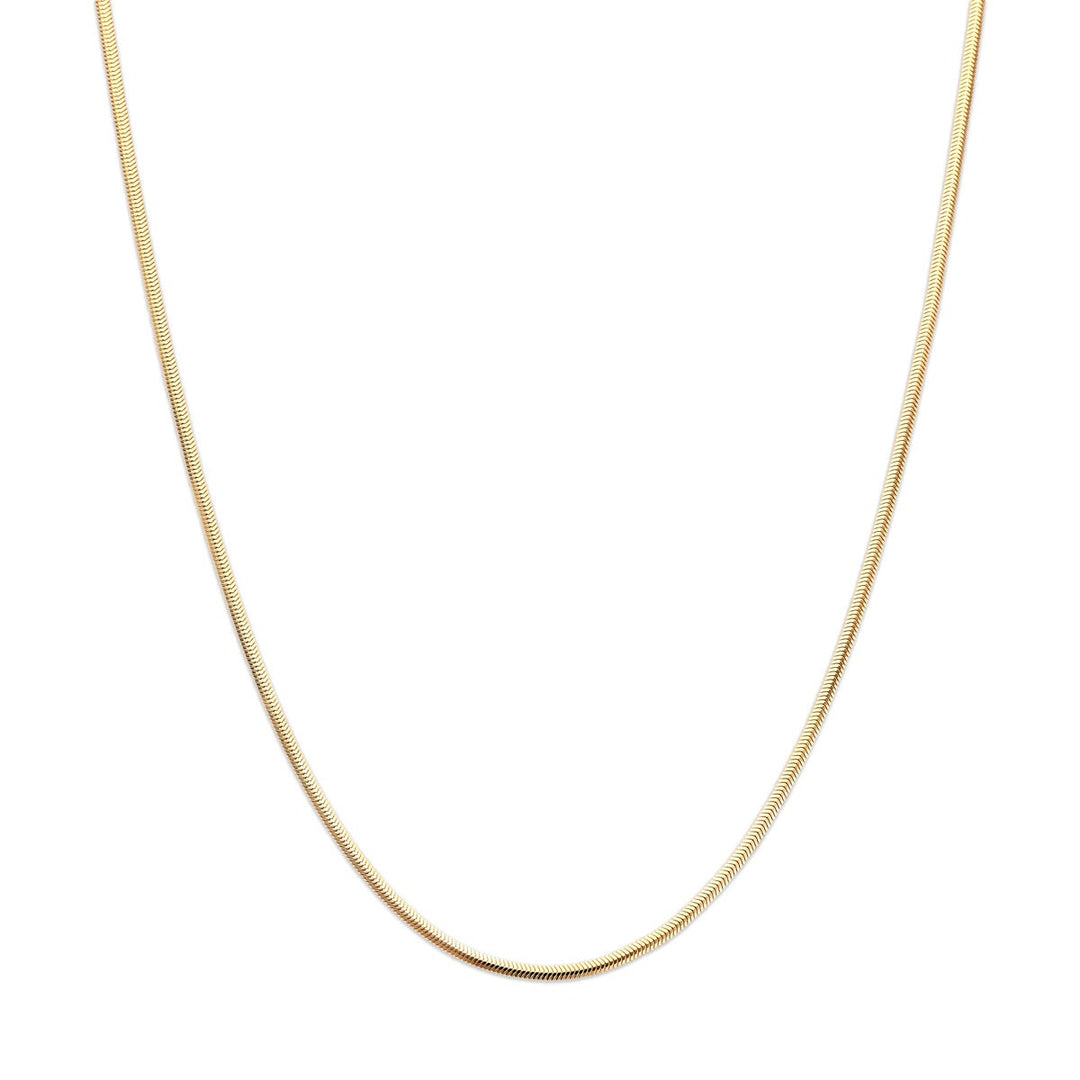 14k geelgouden slangencollier