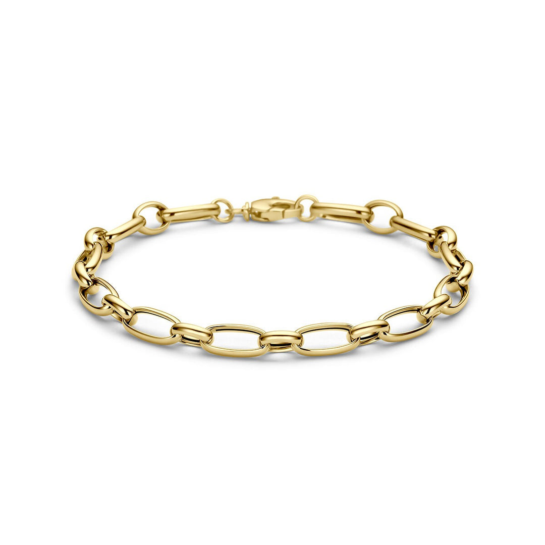 9k Geelgouden anker armband
