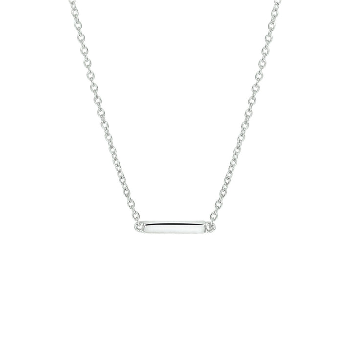 Halskettenstange 41 + 4 cm Silber rhodiniert