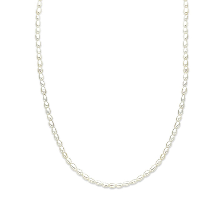Halskette Perlen 3,2 mm 40 + 5 cm 14K Gelbgold