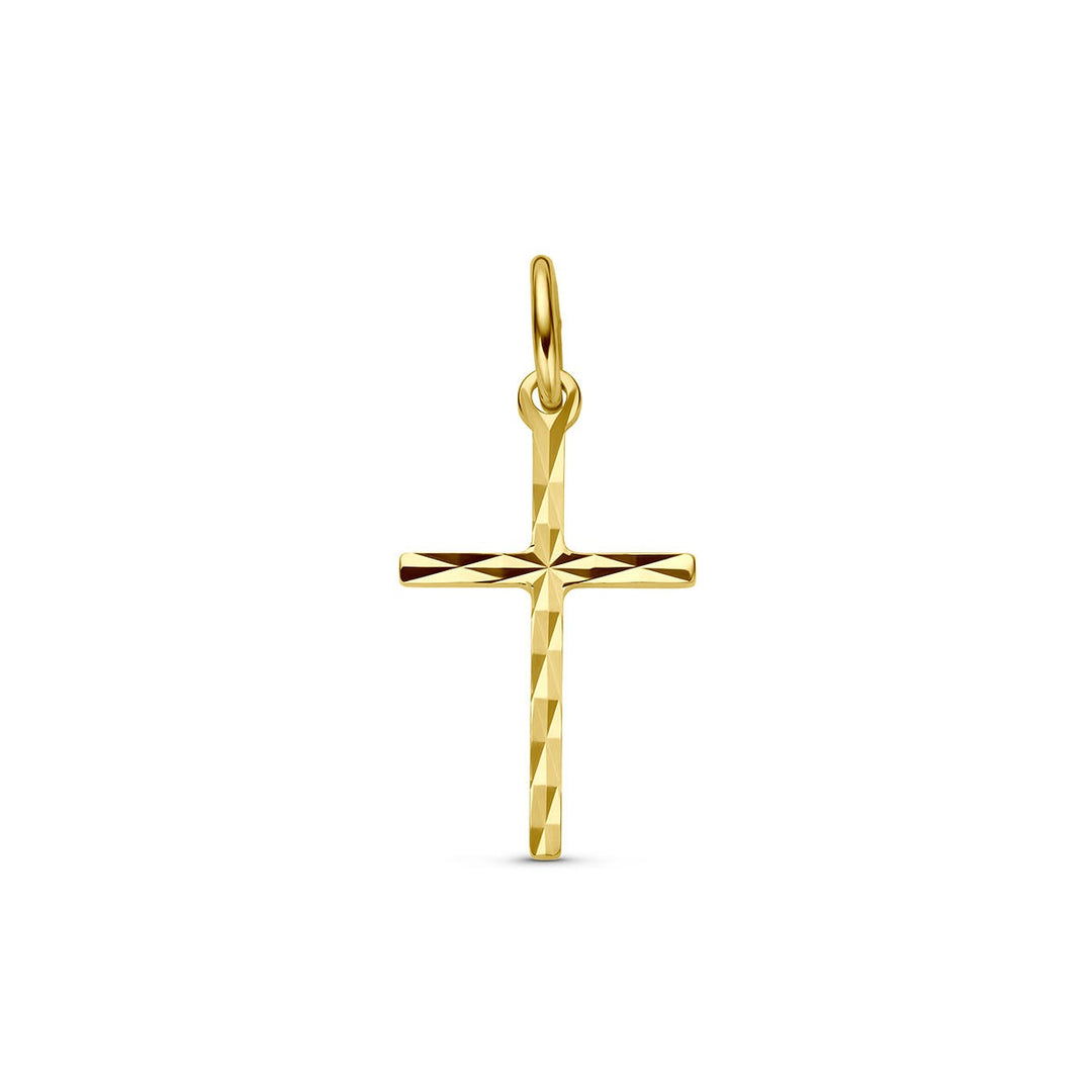 9k Geelgouden kruishanger
