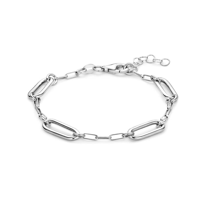 Gerhodineerde 925 zilveren damesarmband