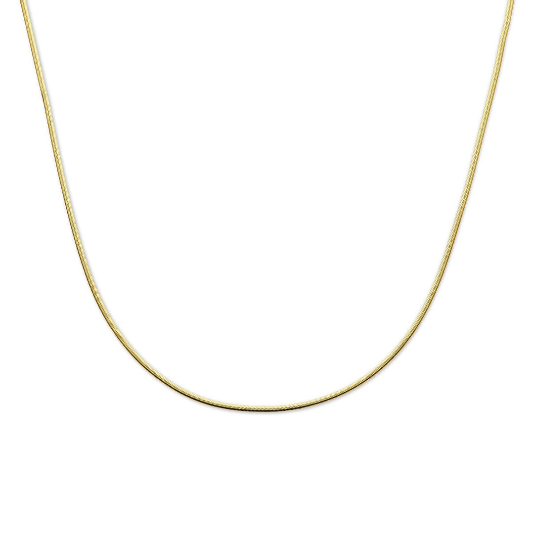 Gourmette ketting verguld – 925 zilver met geelgouden plating, 2 mm