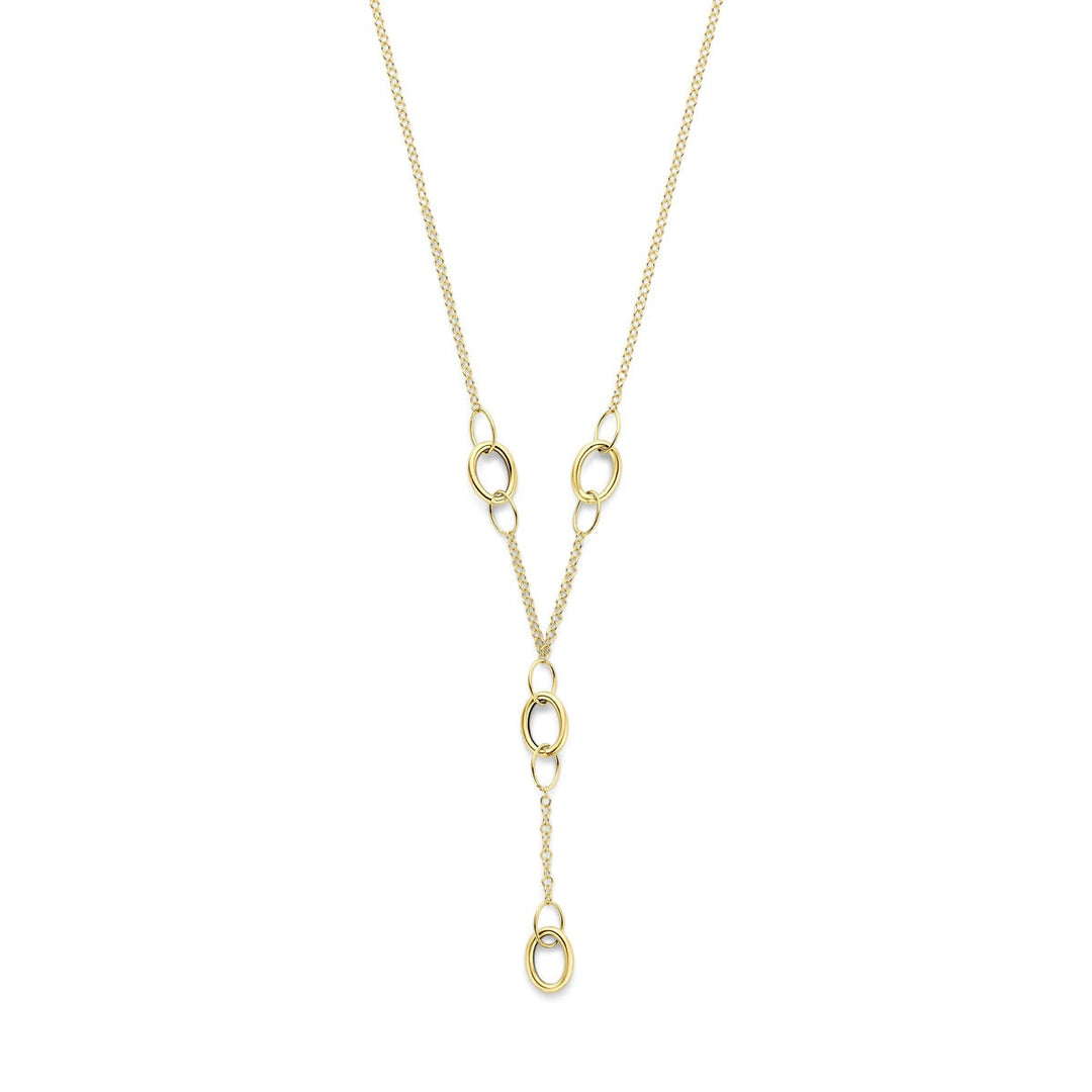 14k Geelgouden y-collier