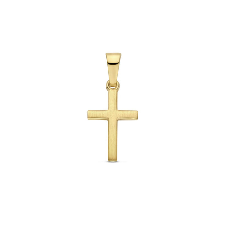 9k Geelgouden Kruis Hanger