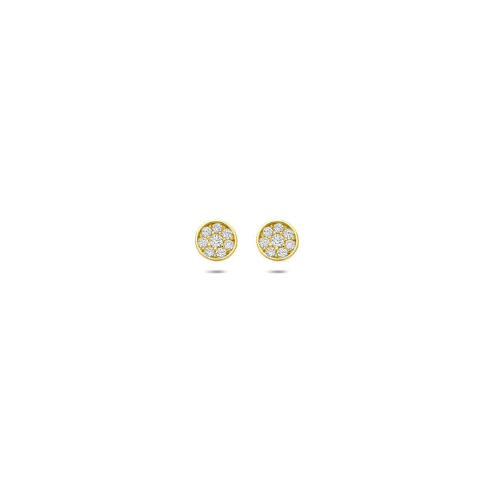 Ohrstecker Zirkonia 14K Gelbgold