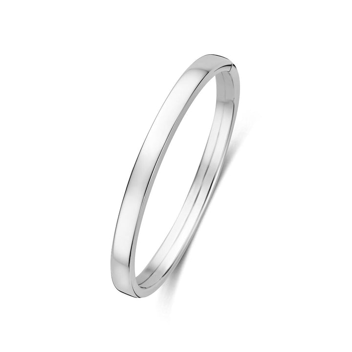 Gerhodineerde 925 zilveren bangle