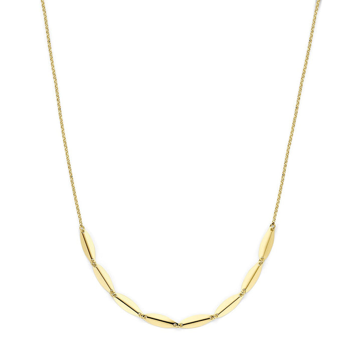 Verguld 925 zilveren collier