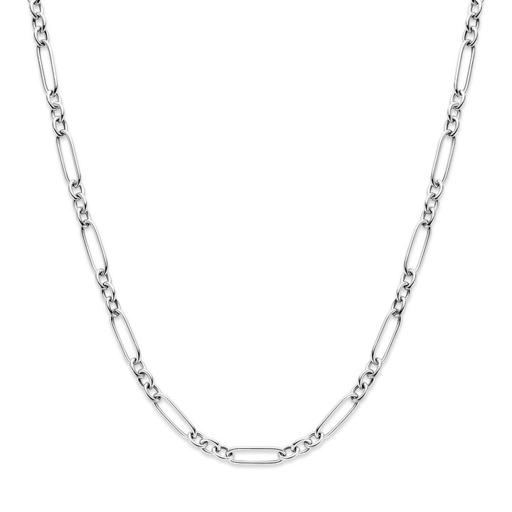 Zilveren anker collier – gerhodineerd 925 zilver