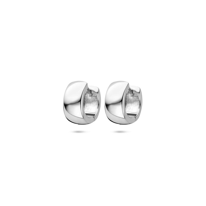 Zilveren klapoorringen – gerhodineerd 925 zilver, 10,5 x 6 mm