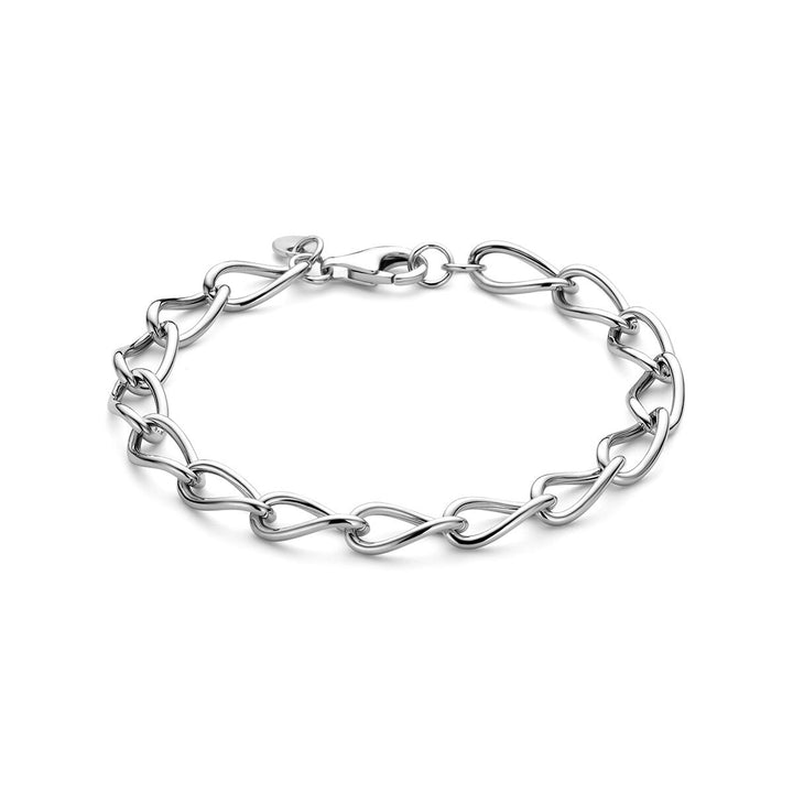 Gerhodineerde 925 zilveren ankerarmband