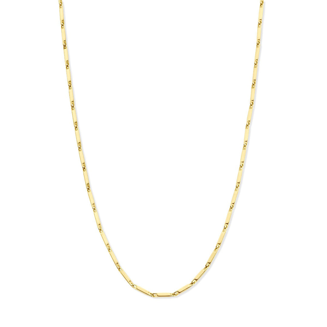 Goudkleurig stalen collier 2.5mm met verlengstuk 55–60cm