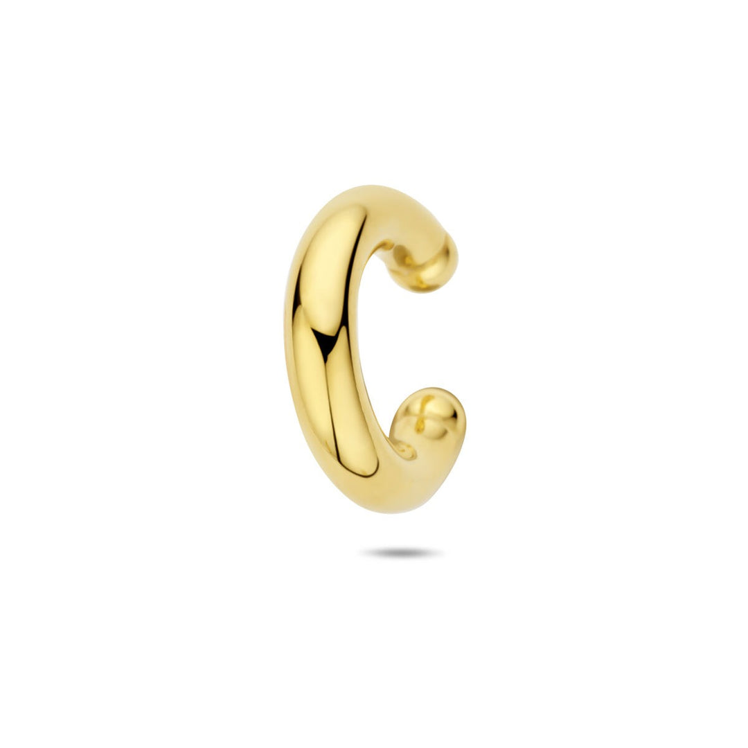 Verguld 925 zilveren ear cuff 18 x 4 mm