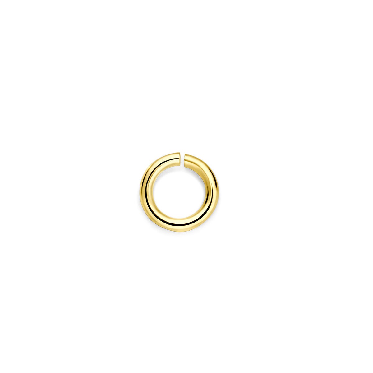 Tussenoog aus 9-karätigem Gelbgold mit einem Durchmesser von 5 mm