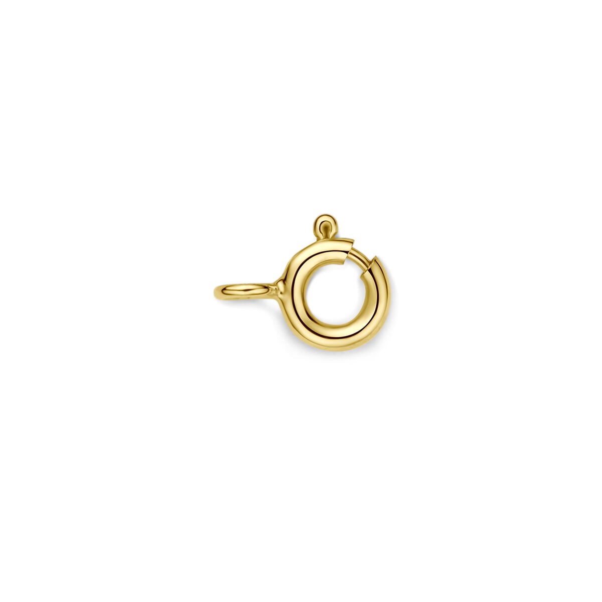 9k gelbgoldene Veerring mit einem Durchmesser von 6 mm