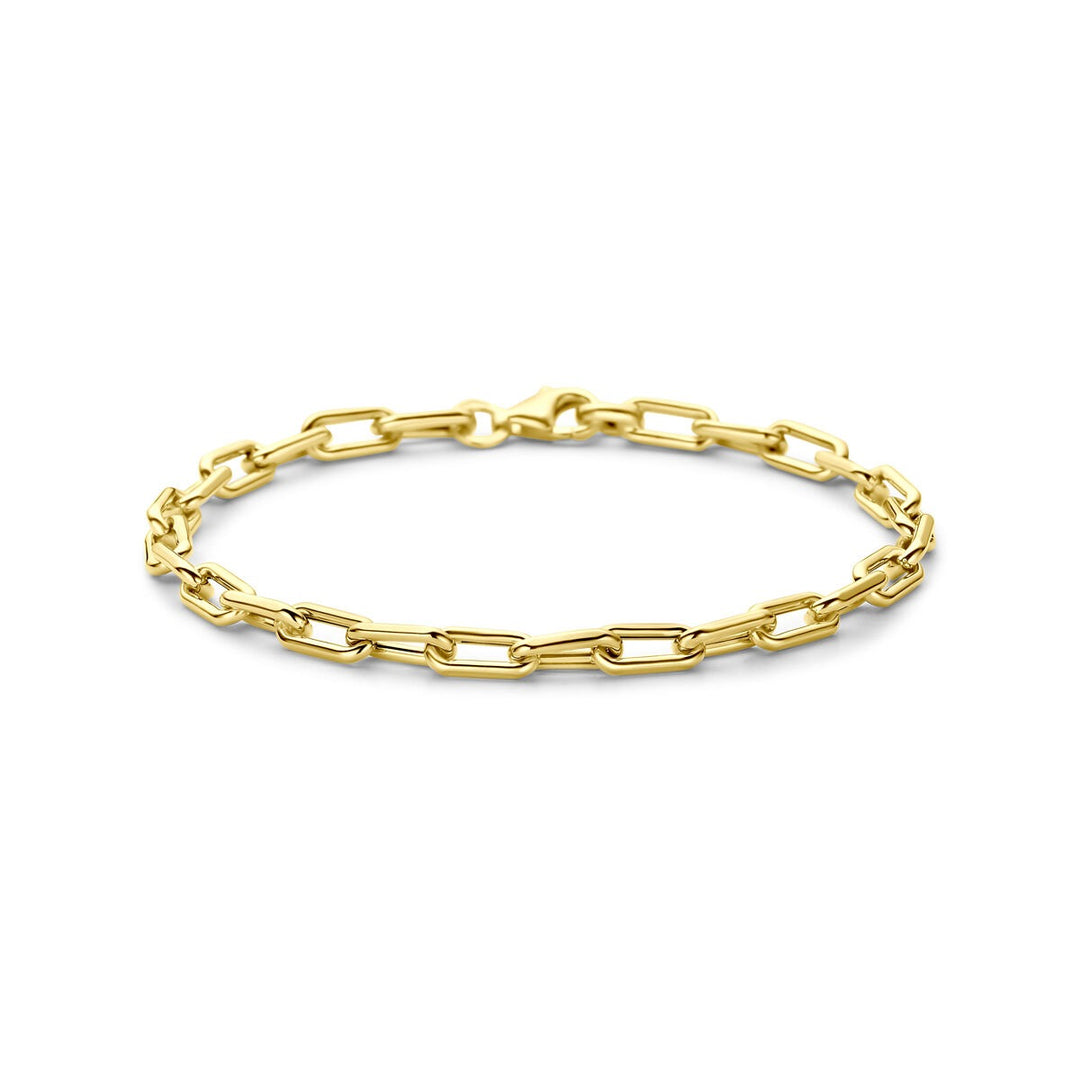 14k Geelgouden anker armband