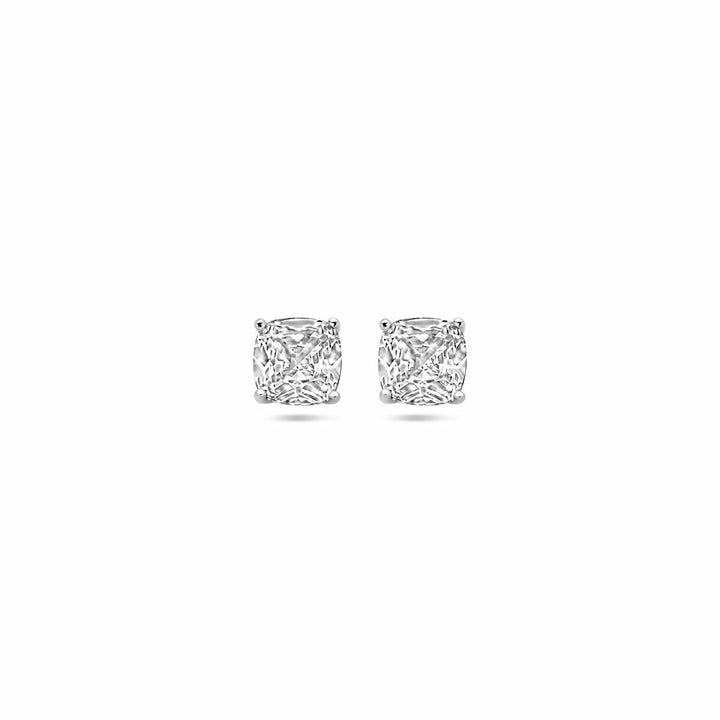 Ohrstecker Zirkonia Silber rhodiniert