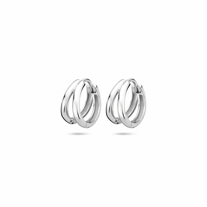 Zilveren oorringen dames – gerhodineerd 925 zilver