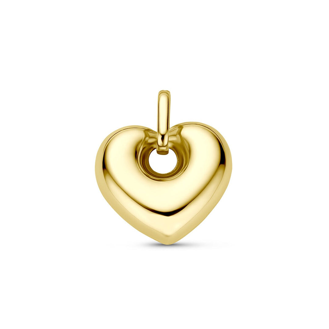 9k Geelgouden hart hanger