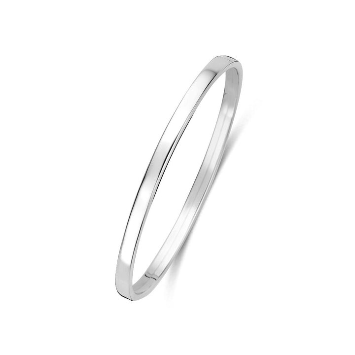 Gerhodineerde 925 zilveren bangle