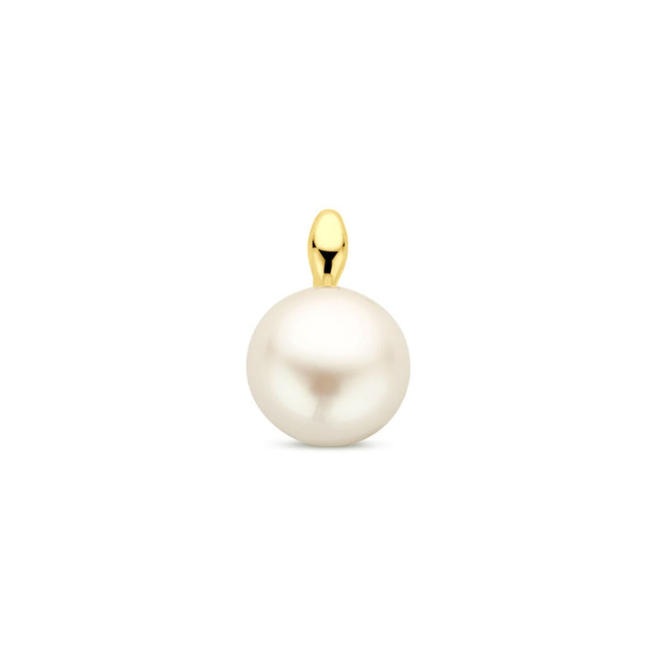 14k geelgouden hanger met parel