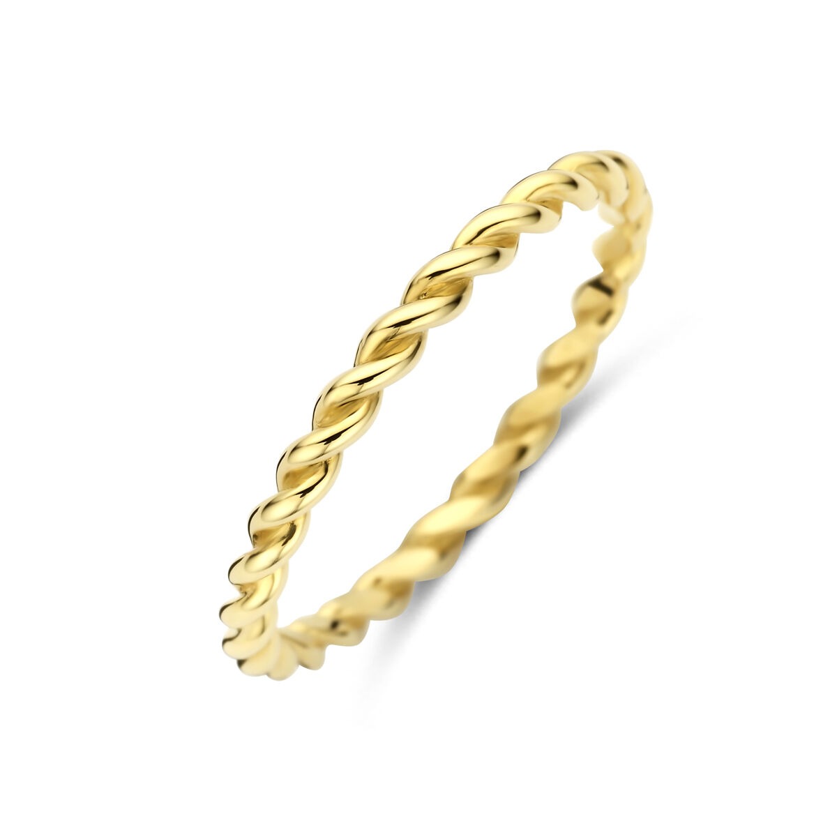 Drehbarer Ring aus 9 Karat Gelbgold mit einer Breite von 2 mm
